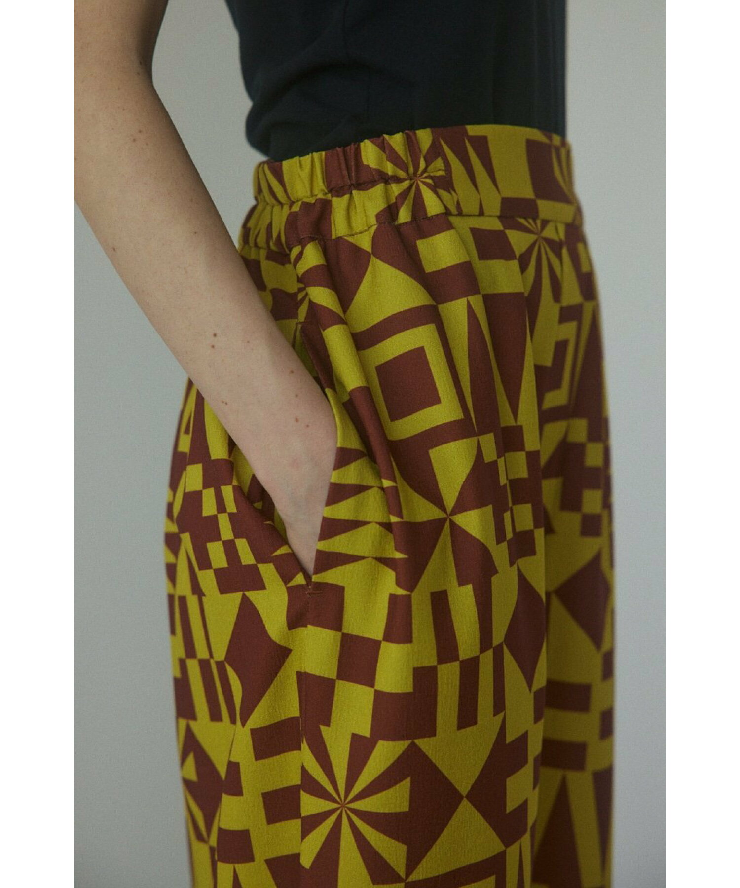 cocoon patterned pants